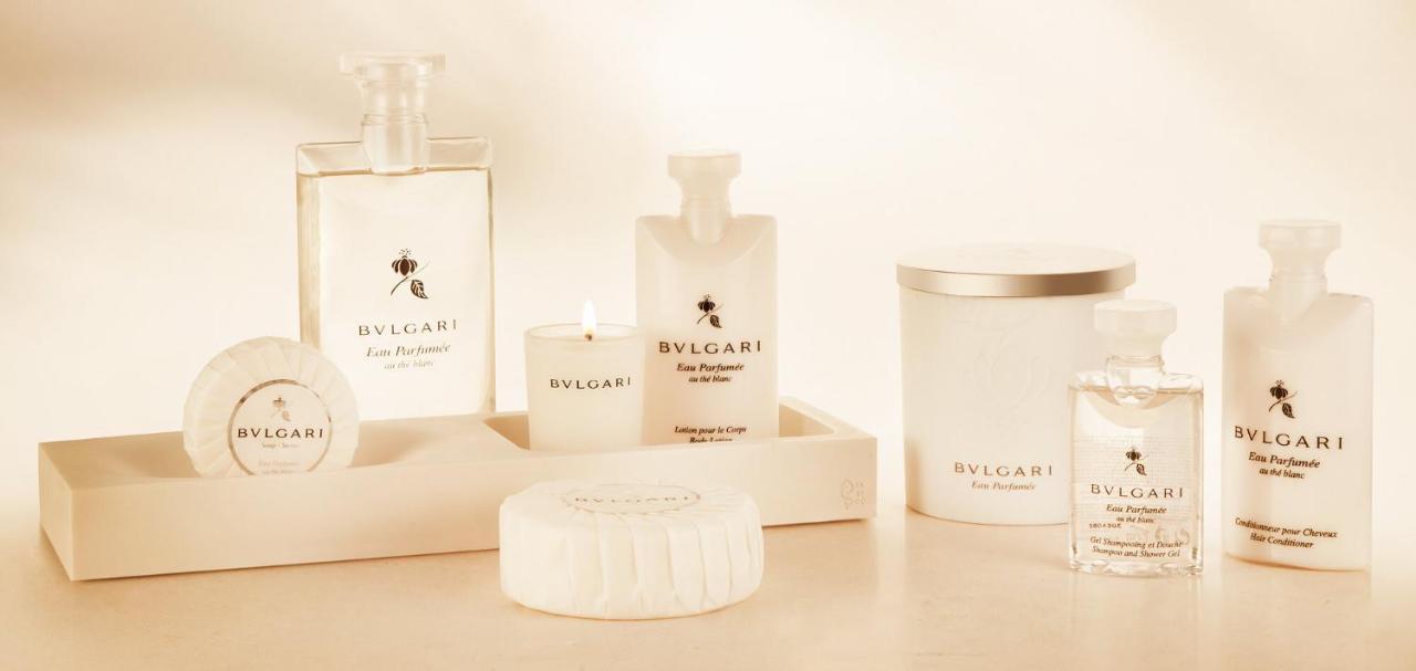 40 Bvlgari amenities Junior Suite and Suite